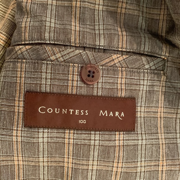 Vintage plaid blazer - Picture 3 of 4